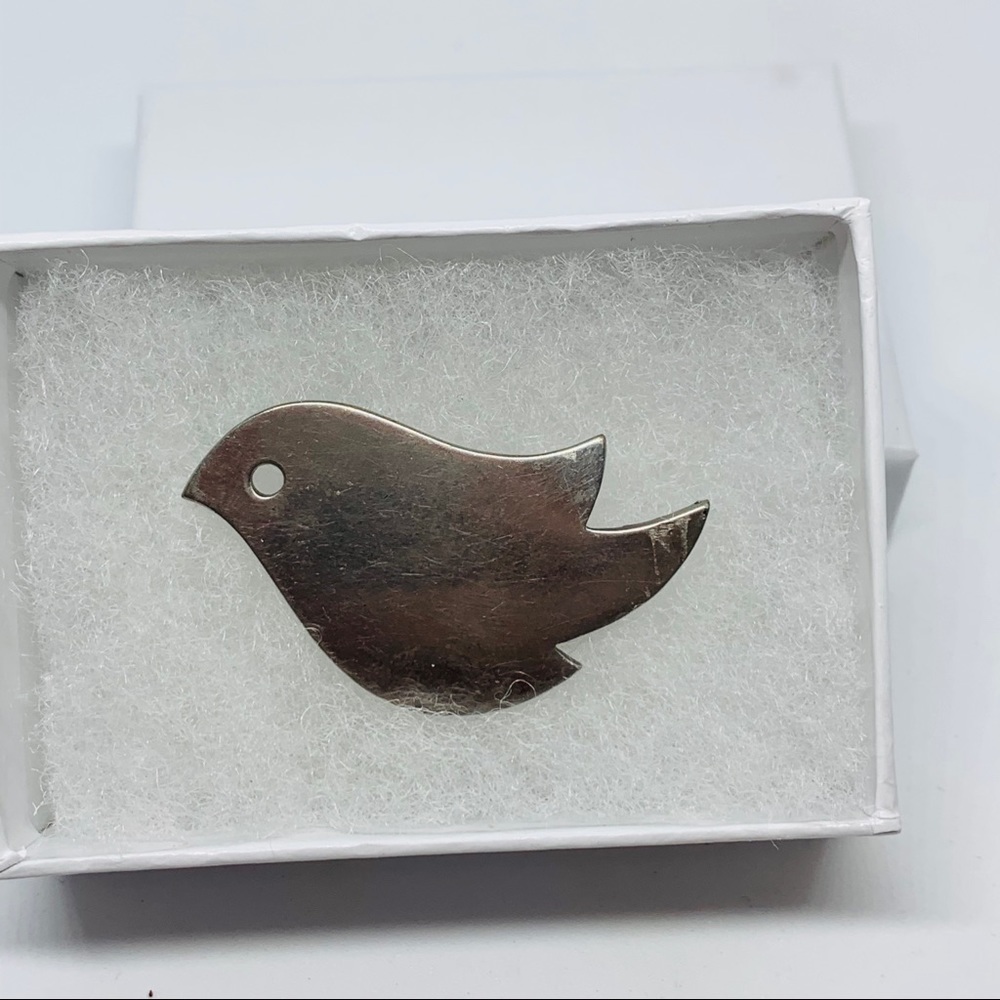 Small pewter partridge brooch - Picture 2 of 4